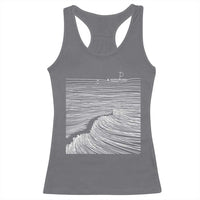 Christian Faith Racerback Tank Top Walk On Water Boho Bible Verse
