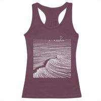 Christian Faith Racerback Tank Top Walk On Water Boho Bible Verse