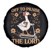 Funny Goose Christian Spare Tire Cover Off To Praise The Lord Bible Verse Trendy Church