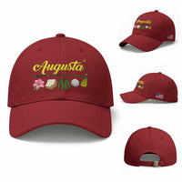 Augusta Georgia Golf Traditions Vintage Baseball Cap Pimento Cheese Southern Golfing Fan