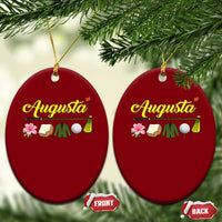 Augusta Georgia Golf Traditions Vintage Ceramic Ornament Pimento Cheese Southern Golfing Fan