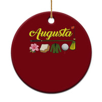 Augusta Georgia Golf Traditions Vintage Ceramic Ornament Pimento Cheese Southern Golfing Fan
