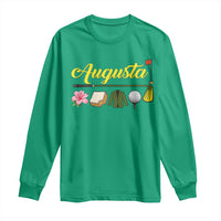Augusta Georgia Golf Traditions Vintage Long Sleeve Shirt Pimento Cheese Southern Golfing Fan