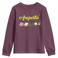 Augusta Georgia Golf Traditions Vintage Youth Sweatshirt Pimento Cheese Southern Golfing Fan