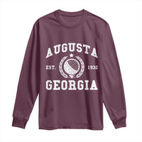 Generic Augusta Georgia Long Sleeve Shirt Vintage Style Golf Pullover Golf Lover Gift