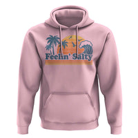 Funny Feelin Salty Hoodie Retro Beach Summer Vacation - Wonder Print Shop