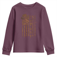 Retro Cowboy Youth Sweatshirt USA Flag Texas Western Country Rodeo Southern