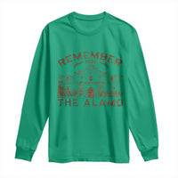 Remember The Alamo Long Sleeve Shirt Texas Souvenir History San Antonio Pride - Wonder Print Shop