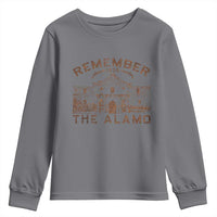 Remember The Alamo Youth Sweatshirt Texas Souvenir History San Antonio Pride - Wonder Print Shop