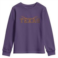 Texas Cowboys Youth Sweatshirt Retro Western American - Wonder Print Shop