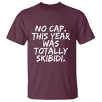No Cap This Year Was Totally Skibidi T Shirt Gen A Slang Teachers