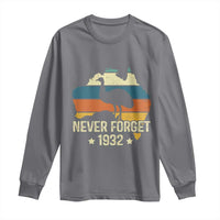 Never Forget 1932 Emu War Long Sleeve Shirt Funny Emu Lover Zookeeper