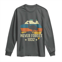 Never Forget 1932 Emu War Long Sleeve Shirt Funny Emu Lover Zookeeper
