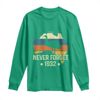 Never Forget 1932 Emu War Long Sleeve Shirt Funny Emu Lover Zookeeper
