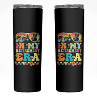Retired Est 2025 Skinny Tumbler In My Retirement Era Groovy Summer Vibes