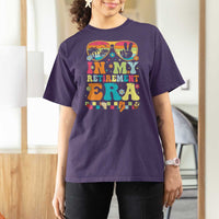 Retired Est 2025 T Shirt For Women In My Retirement Era Groovy Summer Vibes