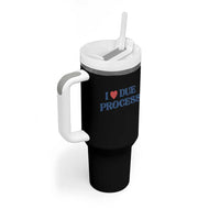 I Love Due Process Tumbler With Handle Pro Immigration Immigrants Feed America