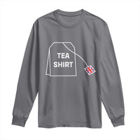 I Love English Tea UK Flag Long Sleeve Shirt Vintage British Humor