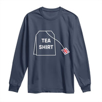 I Love English Tea UK Flag Long Sleeve Shirt Vintage British Humor