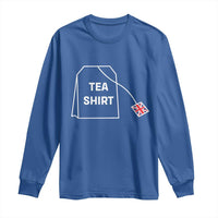 I Love English Tea UK Flag Long Sleeve Shirt Vintage British Humor