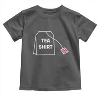 I Love English Tea UK Flag Toddler T Shirt Vintage British Humor