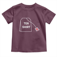 I Love English Tea UK Flag Toddler T Shirt Vintage British Humor