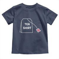 I Love English Tea UK Flag Toddler T Shirt Vintage British Humor