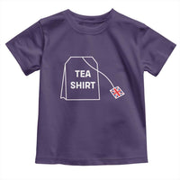 I Love English Tea UK Flag Toddler T Shirt Vintage British Humor