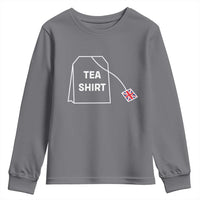 I Love English Tea UK Flag Youth Sweatshirt Vintage British Humor