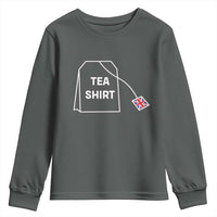 I Love English Tea UK Flag Youth Sweatshirt Vintage British Humor