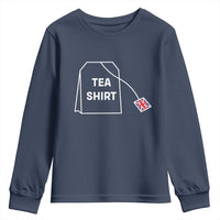 I Love English Tea UK Flag Youth Sweatshirt Vintage British Humor
