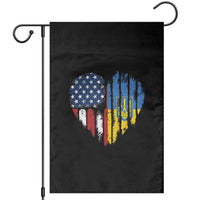 Support Ukraine Garden Flag Stand With Ukraine American Ukrainian Flag