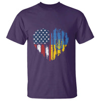 Support Ukraine T Shirt Stand With Ukraine American Ukrainian Flag