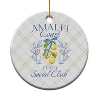 Amalfi Coast Ceramic Ornament Sorrento Italy Vacation Gift - Wonder Print Shop