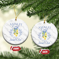 Amalfi Coast Ceramic Ornament Sorrento Italy Vacation Gift - Wonder Print Shop