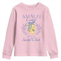 Amalfi Coast Youth Sweatshirt Sorrento Italy Vacation Gift - Wonder Print Shop