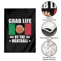 Funny Meatball Garden Flag Italian Food Italy Flag - Wonder Print Shop