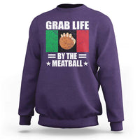 Funny Meatball Sweatshirt Italian Food Italy Flag - Wonder Print Shop