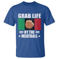 Funny Meatball T Shirt Italian Food Italy Flag - Wonder Print Shop