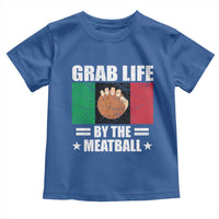 Funny Meatball Toddler T Shirt Italian Food Italy Flag - Wonder Print Shop