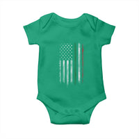 Italian American Flag Baby Onesie Retro Italy Flag Italian Family - Wonder Print Shop