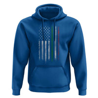 Italian American Flag Hoodie Retro Italy Flag Italian Family - Wonder Print Shop