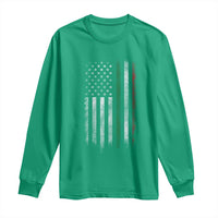 Italian American Flag Long Sleeve Shirt Retro Italy Flag Italian Family - Wonder Print Shop