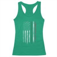 Italian American Flag Racerback Tank Top Retro Italy Flag Italian Family - Wonder Print Shop