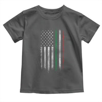 Italian American Flag Toddler T Shirt Retro Italy Flag Italian Family - Wonder Print Shop