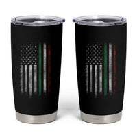 Italian American Flag Tumbler Cup Retro Italy Flag Italian Family - Wonder Print Shop