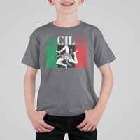 Italian Flag T Shirt For Kid Pisa Tower Colosseum Classic Scooter Retro - Wonder Print Shop