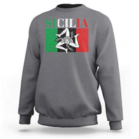 Italian Flag Sweatshirt Pisa Tower Colosseum Classic Scooter Retro - Wonder Print Shop