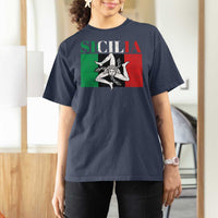 Italian Flag T Shirt For Women Pisa Tower Colosseum Classic Scooter Retro - Wonder Print Shop