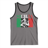 Italian Flag Tank Top Pisa Tower Colosseum Classic Scooter Retro - Wonder Print Shop